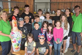 Schönbrunn: Ferienerlebnis mit Tierkunde, Besucherbergwerk und Sommerrodelbahn - 70 Teilnehmer aus Sachsen, unter ihnen auch Vogtländer, zählte das Sommercamp. Bei Hartmut Schätzer, Jugendleiter im Kreisverband Oelsnitz und 2. Landesjugendwart, sowie seiner Frau Gabi liefen die Organisationsfäden zusammen.