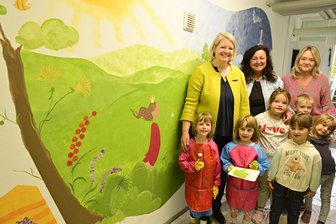 Schönecker Kindergartenkinder gestalten XXL-Wandbild - 