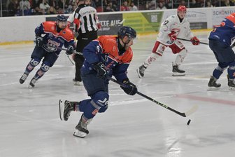 Schönheider Wölfe duellieren sich in der neuen Saison mit sechs Mannschaften - Im Play-Off-Finale spielten die Schönheider vorige Saison gegen FASS Berlin. Im Bild der Schönheider Roy Hähnlein.