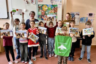 Schüler aus dem Erzgebirge gewinnen Kalenderwettbewerb - Gewinnerklasse der Grundschule Niederwürschnitz