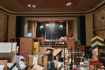 Schulverein kauft altes Kino von der Gemeinde Burkhardtsdorf - Das alte Kino wird nur als Lagerfläche genutzt. 