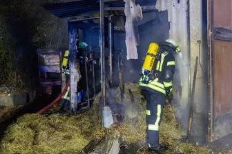Schuppenbrand in Brand-Erbisdorf -