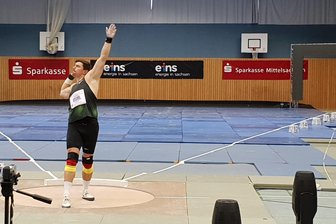 Schwanitz und Storl gewinnen beim Kugelstoßmeeting in Rochlitz - Gleich im ersten Wurf hatte David Storl mit einer Weite von 21,12 Meter die Messlatte für die Konkurrenz der Männer hoch gelegt.