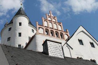 Schwarzenberg will mit Schloss und Herrenhof auf Welterbeliste - Das Schloss Schwarzenberg als ehemaliger Sitz eines Bergamtes soll mit der Montanregion Erzgebirge auf die Welterbeliste der Unesco.