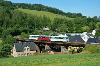 Schwarzenberger Altstadt- und Edelweißfest: Fahrten der Erzgebirgischen Aussichtsbahn abgesagt - An diesem Wochenende fährt die Erzgebirgische Aussichtsbahn nicht.