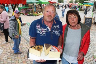 Schweizer Käse im Sortiment -