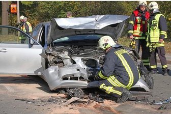 Schwerer Unfall auf der B 93 bei Zwickau -