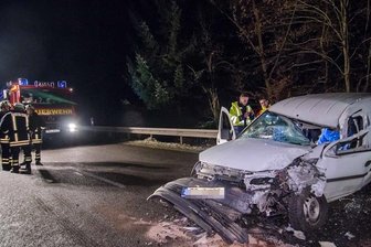 Schwerer Unfall auf der B173 -