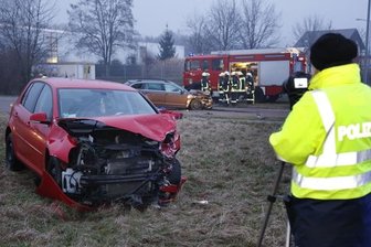 Schwerer Unfall in Hartmannsdorf -