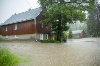 Land unter im vogtländischen Adorf.
