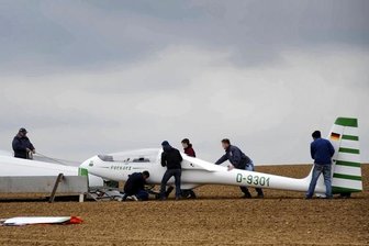 Segelflieger zur Landung gezwungen -
