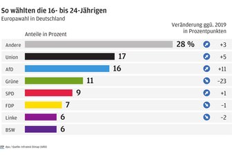 „Selbst die engagiertesten jungen Menschen haben irgendwann den Kanal voll“: Warum sie AfD und Kleinstparteien wählen - Kleinstparteien, Union und AfD zählen zu den Gewinnern der unter 25-Jährigen. Woran liegt das und was wünschen sich junge Menschen?