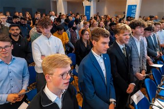 Semesterstart an der TU Bergakademie Freiberg: Neue Studenten feiern Immatrikulation - 450 Teilnehmer verzeichnete die Immatrikulationsfeier der TU Bergakademie Freiberg.