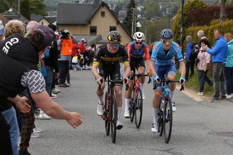 September statt Juni: Verschiebung der Erzgebirgsrundfahrt spielt Vorjahressieger in die Karten - Pierre Pascal Keup (l.) im vergangenen Jahr bei der Erzgebirgsrundfahrt.