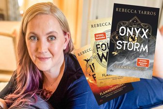 Sex auf dem Drachenfell: Was taugt der Kult um die „Flammengeküsst“-Bücher? - Die US-Autorin Rebecca Yarros und ihre „Empyrean“-Bände.