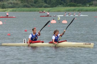 SG Lauenhain erwartet rund 300 Aktive bei der 29. Meilenregatta - Kim Naumann und Merle Sehm (r.) von der SG Lauenhain gehen im K2 über zwei Meilen an den Start.