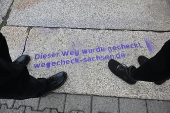 Sicher zu Fuß unterwegs: Limbach-Oberfrohna gewinnt Preis für Wegecheck - Neben anderen Kommunen beteiligte sich Limbach-Oberfrohna am Wegecheck.