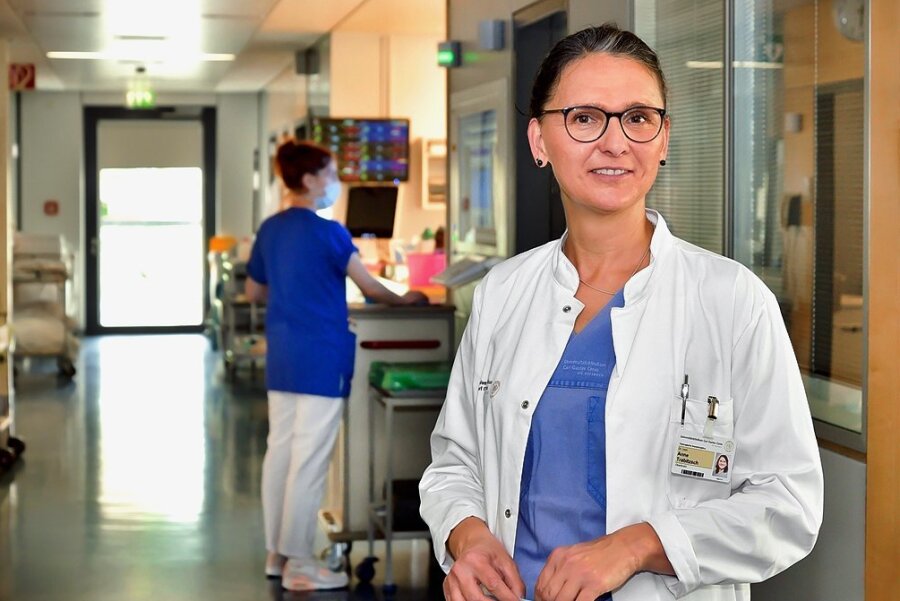 Sie kämpfen um jedes Spenderorgan - Organspende ist für sie eine Herzensangelegenheit - Dr. Anne Trabitzsch, Intensivmedizinerin am Uniklinikum Dresden