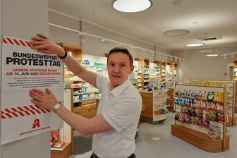 Sie sehen keinen anderen Ausweg: Apotheker aus dem Erzgebirge treten in den Streik - Auch Andreas Uhlig beteiligt sich so wie viele weitere Apothekter aus dem Erzgebirge an der Protestaktion.