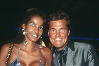 Sie wurde nur 60 Jahre alt: Bohlen-Ex Nadja „Naddel“ Abd el Farrag ist tot - Nadja Abd el Farrag und Dieter Bohlen im Jahr 1999 bei der Verleihung der World Music Awards in Monte-Carlo.