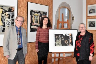 Siebdrucke auf Burg Mylau - 