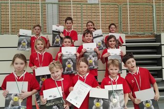 Sieben Schulteams beim Regionalfinale - Die Siegermannschaft von der Dr.-Martin-Luther-Schule Zwickau