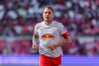 Sieg in Leverkusen: Leipzig kann Königsklasse perfekt machen - Wieder fit: RB Leipzigs Kapitän David Raum. (Archivbild)
