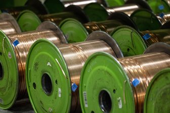 Silberstraße: Einbrecher stehlen eine halbe Tonne Kupferkabel - Kabeltrommeln mit aufgespultem Kupferkabel.