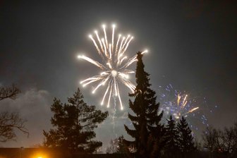 Silvesterfeuerwerk in Freiberg: Kommt ein Böllerverbot für die Altstadt? - Das Feuerwerk über der Silberstadt Freiberg gefällt vor allem Tieren weniger.