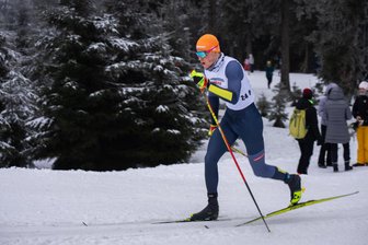 Skilanglauf: So lief der Auftakt des Deutschlandpokals in Seefeld - Max Goether vom VSC Klingenthal, hier beim Continentalcup in Oberwiesenthal vor einem Jahr, konnte wie auch seine Kollegen für ein gutes Ergebnis im Deutschlandpokal sorgen.