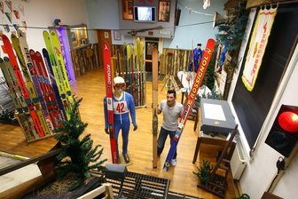 Skisprung-Museum Langenchursdorf - Danny Neukirch hat sich den Traum vom Skisprungmuseum erfüllt.