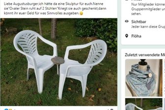 Skulpturen-Debatte in Augustusburg: Kurator sagt Kunstwerk-Erläuterung ab - Die Skulpturendebatte in Augustusburg wird im Netz inzwischen ironisch begleitet.