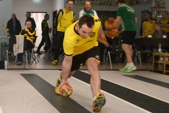 SKV Auerbach fährt ersten Heimsieg ein - Tobias Rössel vom SKV Auerbach kegelte gegen Wolfsburg die Tagesbestleistung.