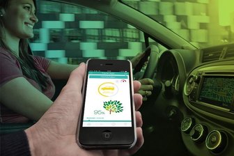 Die App schreibt jede Phase während der Fahrt mit.
