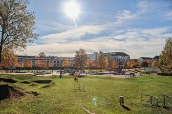 So könnte der neuen Basketball-Platz im Chemnitzer Konkordiapark aussehen - Der wohl beliebteste Anlaufpunkt für Jugendliche in Chemnitz ist der Konkordiapark.