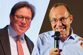 „So respektlos muss man erst mal sein“: Was Sachsens Ex-Agrarminister Günther seinem CDU-Nachfolger vorwirft - Landwirtschaftsminister Georg-Ludwig von Breitenbuch (CDU) und sein Amtsvorgänger Wolfram Günther (Grüne).