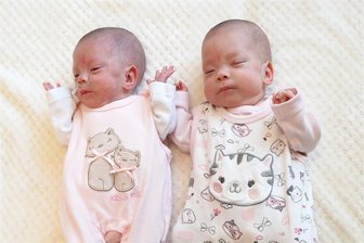 So viele eineiige Zwillinge in Chemnitz wie lange nicht: Sechs Frühchen-Pärchen werden aktuell vom Klinikum betreut - Mit den beiden Mädels Jasmin Malisa und Emily Lalisa ging der Zwillingsboom im Juli los.