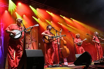 So war das Rudolstadt-Festival: Die Stadt als Bühne friedlicher Lebensfreude von Mali bis Zwickau - Chicken Wire Empire aus den USA faszinierten mit traditionellem Bluegrass.