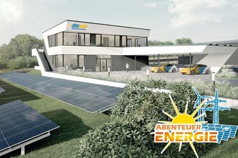 Solar-Firma aus dem Erzgebirge wächst rasant und investiert Millionensumme - So soll der Neubau von Clen-Solar im Gewerbegebiet Schneeberg aussehen.