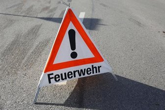 Solaranlage einer Pension in Flammen -