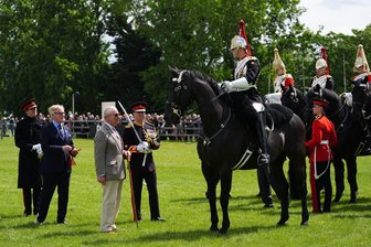 Soldat stirbt bei Pferde-Show in Windsor – König schockiert - König Charles III. bei der Royal Windsor Horse Show.