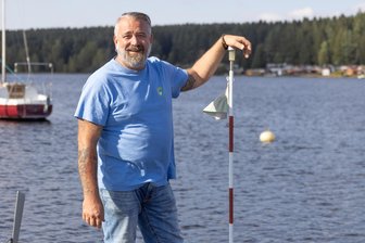 Sommerwetter im Erzgebirge: Badespaß trifft auf Wikingerfest - Campingparkleiter Holger Rockstroh rechnet am Wochenende mit vielen Besuchern am Geyerschen Teich.