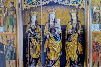 Sonderführung in der Marienkirche Stollberg zum Tag des offenen Denkmals - Der Altar der Marienkirche von 1516.
