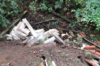 Sondermüll in Stollberger Wald entsorgt: Polizei sucht Zeugen -