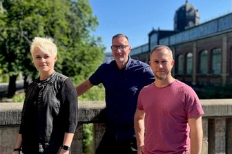 Song aus Chemnitz soll Lebensfreude bringen - Melanie Güntzschel, Mario Fritzsche und René Müller von der Chemnitzer Band "Future" Trail".