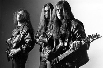 Spätzünder in den Charts: Metal-Legende Sodom kommt ins Vogtland! - Sodom zu „Tapping The Vein“-Zeiten: Chris Witchhunter, Tom Angelripper und Andy Brings (von links).
