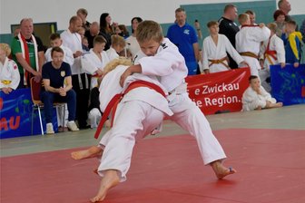 Sparkassencup in Werdau wird für viele Judoka zur Generalprobe - Robert Franz vom JSC Werdau (rechts) hat es bis ins Finale geschafft, musste sich aber am Ende mit Platz 2 begnügen.