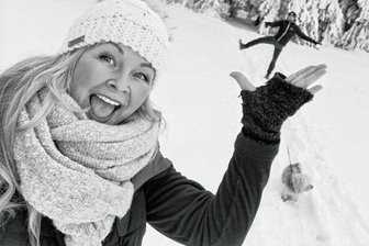 Spaß beim Winterausflug im Erzgebirge - 