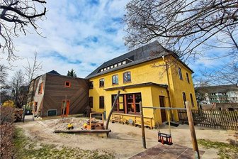 Spatzenkinder feiern auf dem Kaßberg Jubiläum - Seit 30 Jahren unterhält die Kirchgemeinde St. Jakobi-Kreuz auf dem Kaßberg einen Kindergarten.