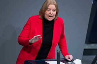 SPD nominiert Bärbel Bas ins zweithöchste Amt der Republik - SPD-Fraktionsvize Bärbel Bas bei einer Plenarsitzung des Bundestages: Die 53-jährige Gesundheitspolitikerin soll neue Bundestagspräsidentin werden.